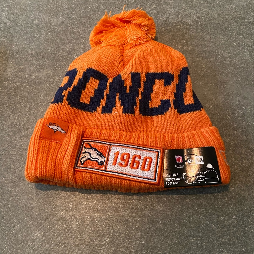 PRICE IS FIRM Brand new Denver Broncos beanie